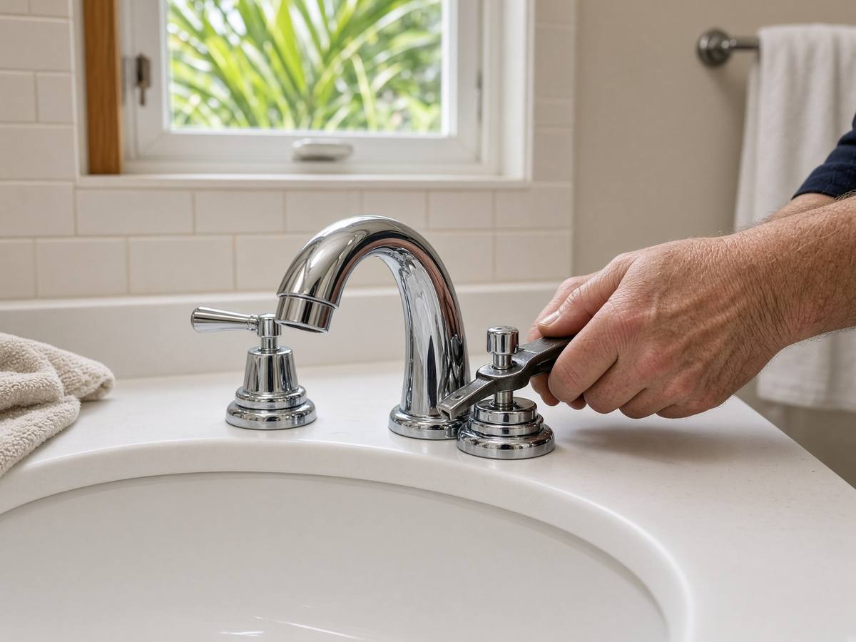 Bathroom faucet replacement